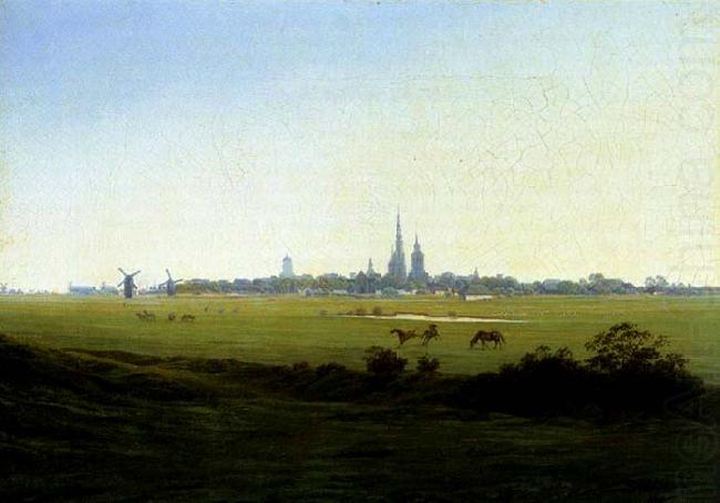 Meadows near Greifswald, Caspar David Friedrich